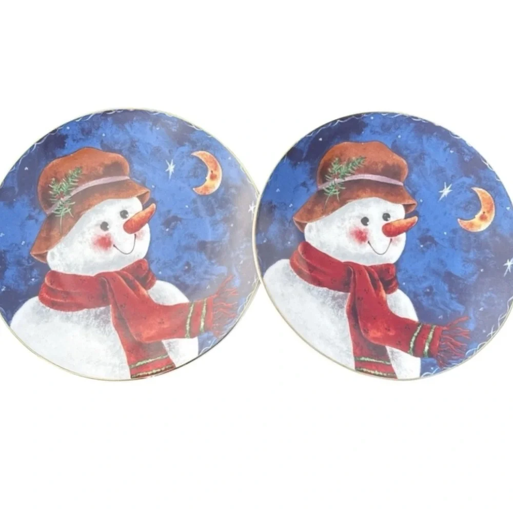 Elaine Thompson Snowman Winter‎ Dreams Christmas 10 1/8